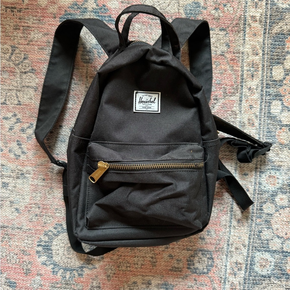 Mini Herschel Supply Company Black Backpack